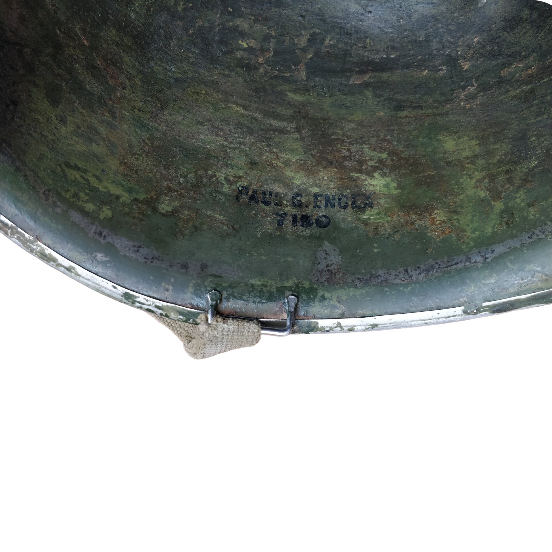 WWII US M1 Helmet Sergeant Named — image 13