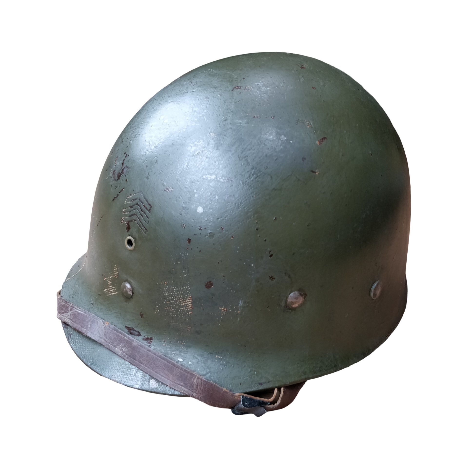 WWII US M1 Helmet Sergeant Named — image 14