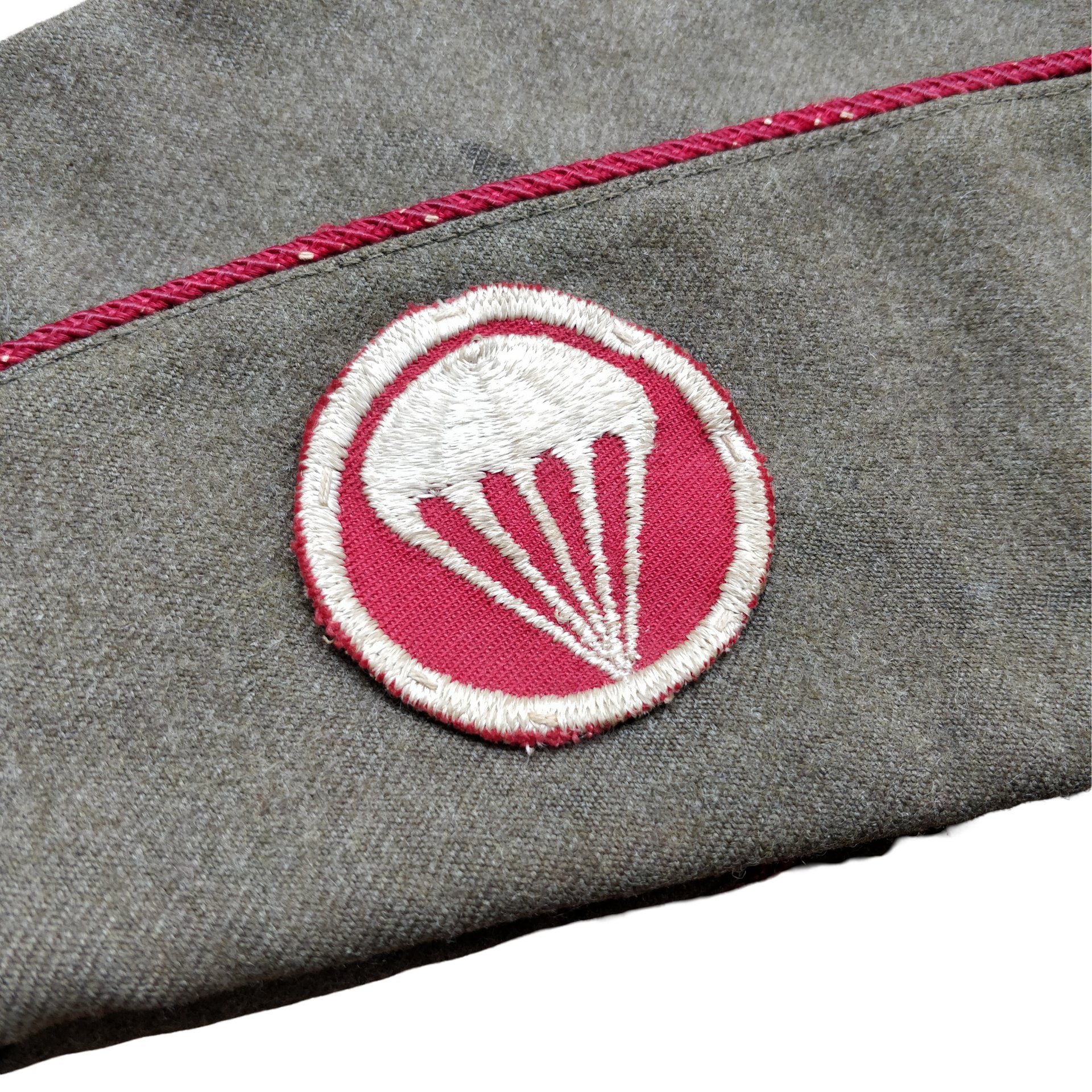 WWII US Airborne Garrison Cap Artillery Named — image 2