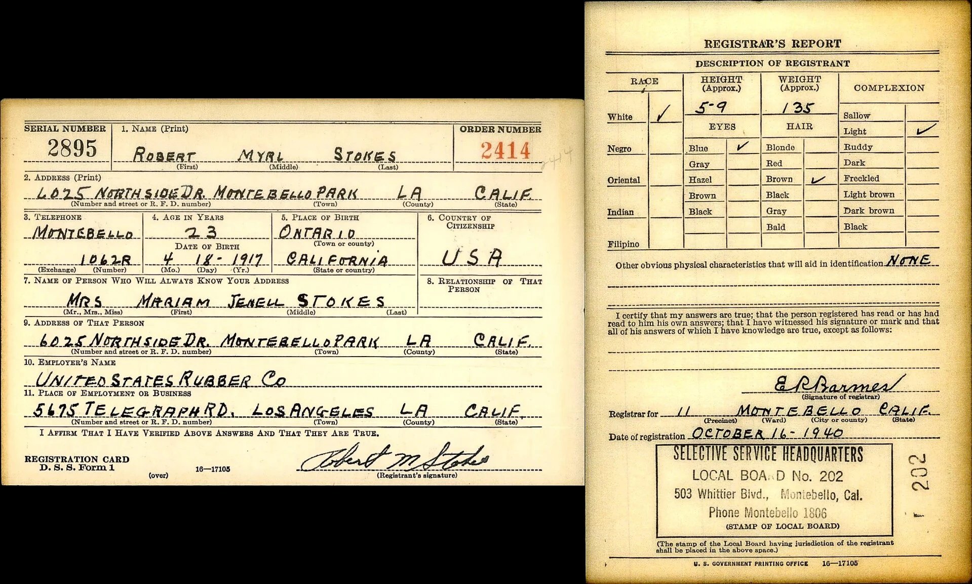 WWII USAAF Dog Tag Grouping Stokes — image 17