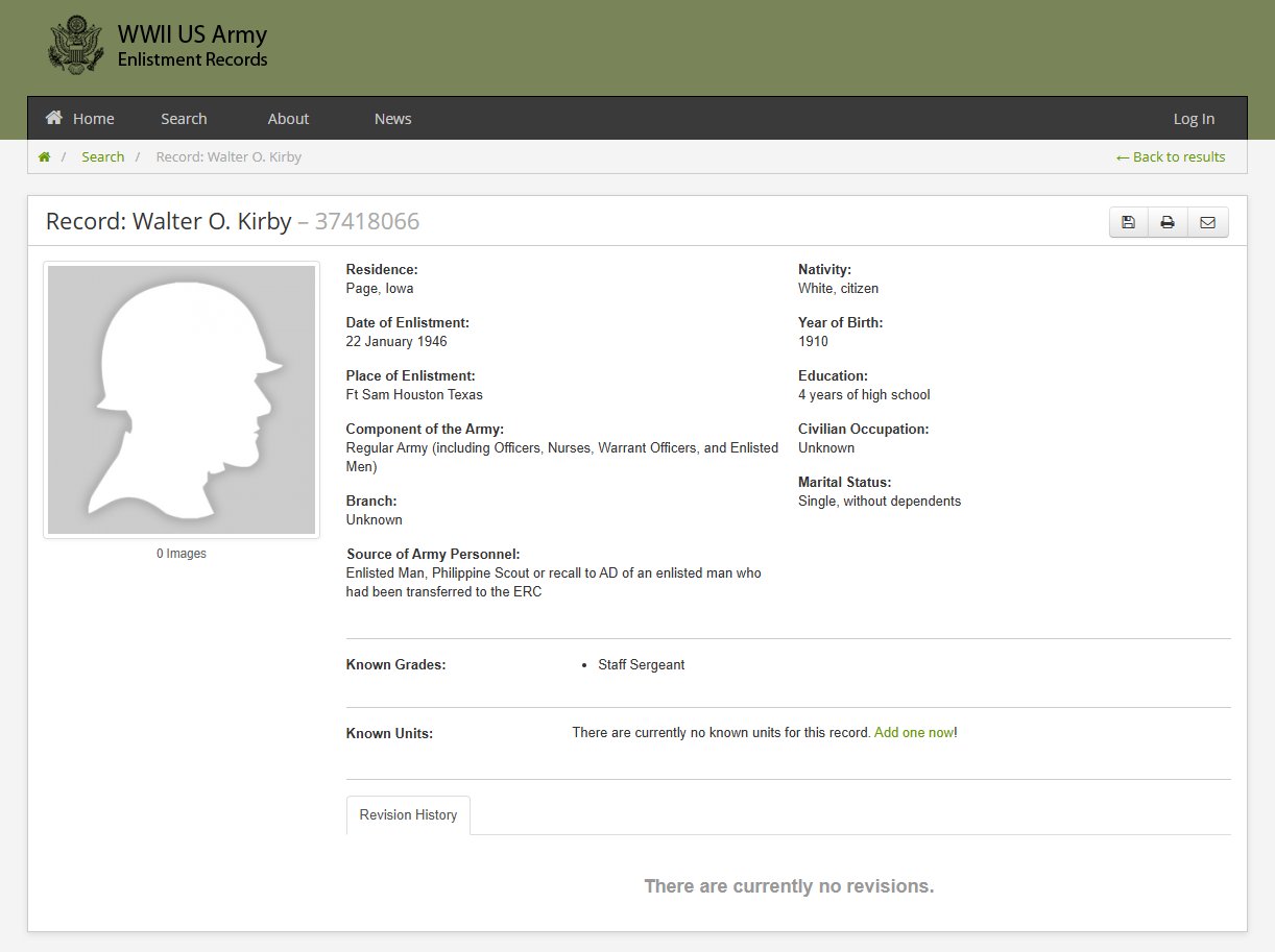 WWII US Dog Tag Set Kirby — image 3