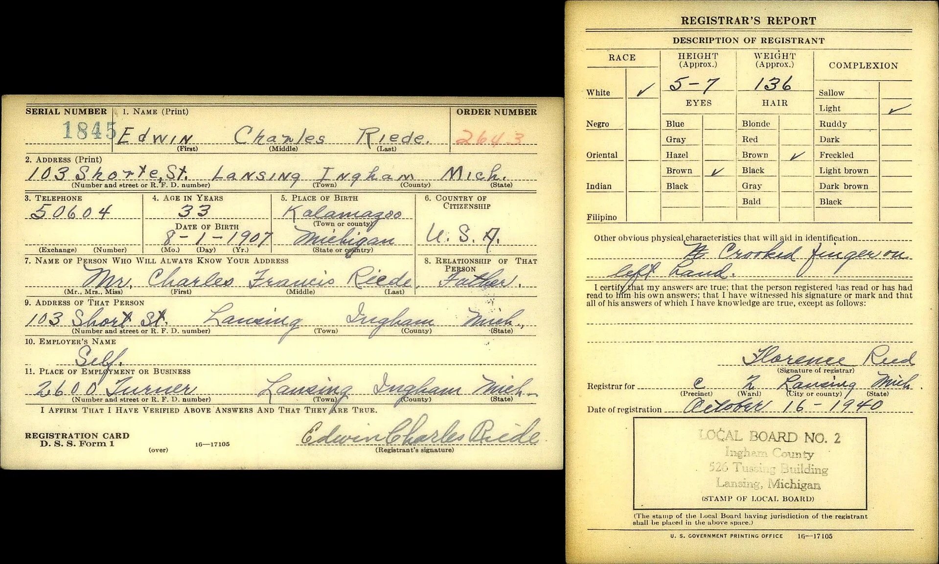 WWII US Good Conduct Medal Named Air Force — image 5