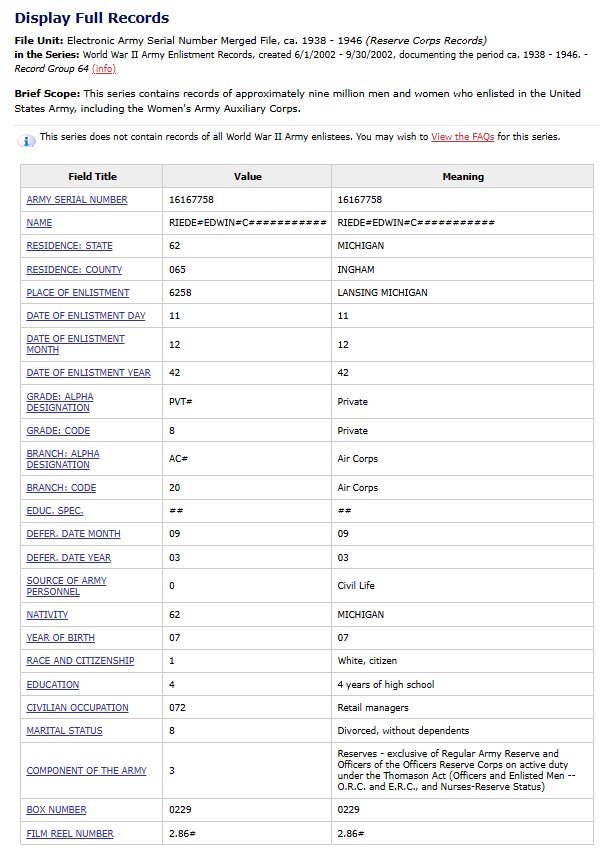 WWII US Good Conduct Medal Named Air Force — image 6