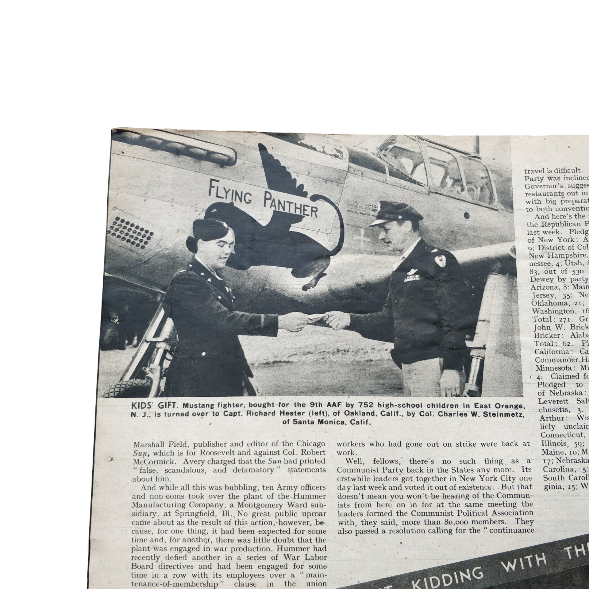 WWII US Yank Magazine Fighter Pilots — image 4