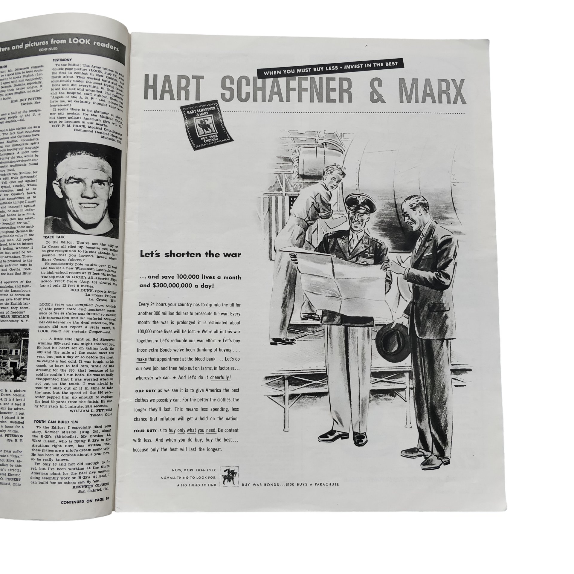 WWII US Look Magazine Roosevelt Named — image 4