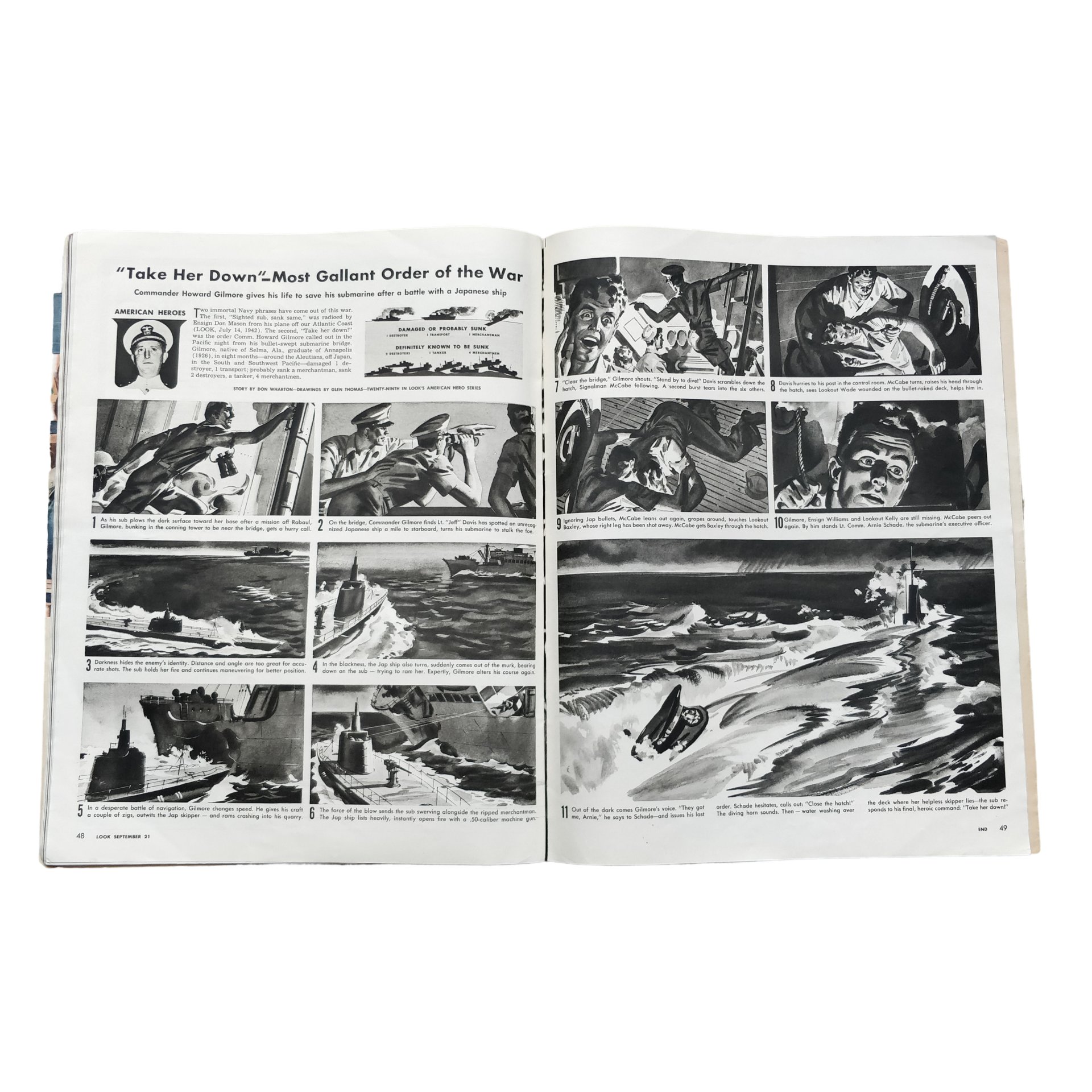 WWII US Look Magazine Roosevelt Named — image 8