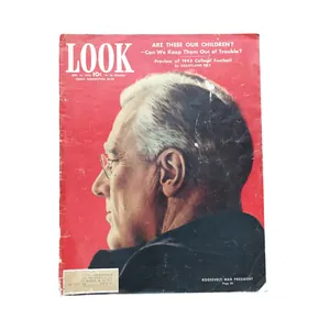 WWII US Look Magazine Roosevelt Named