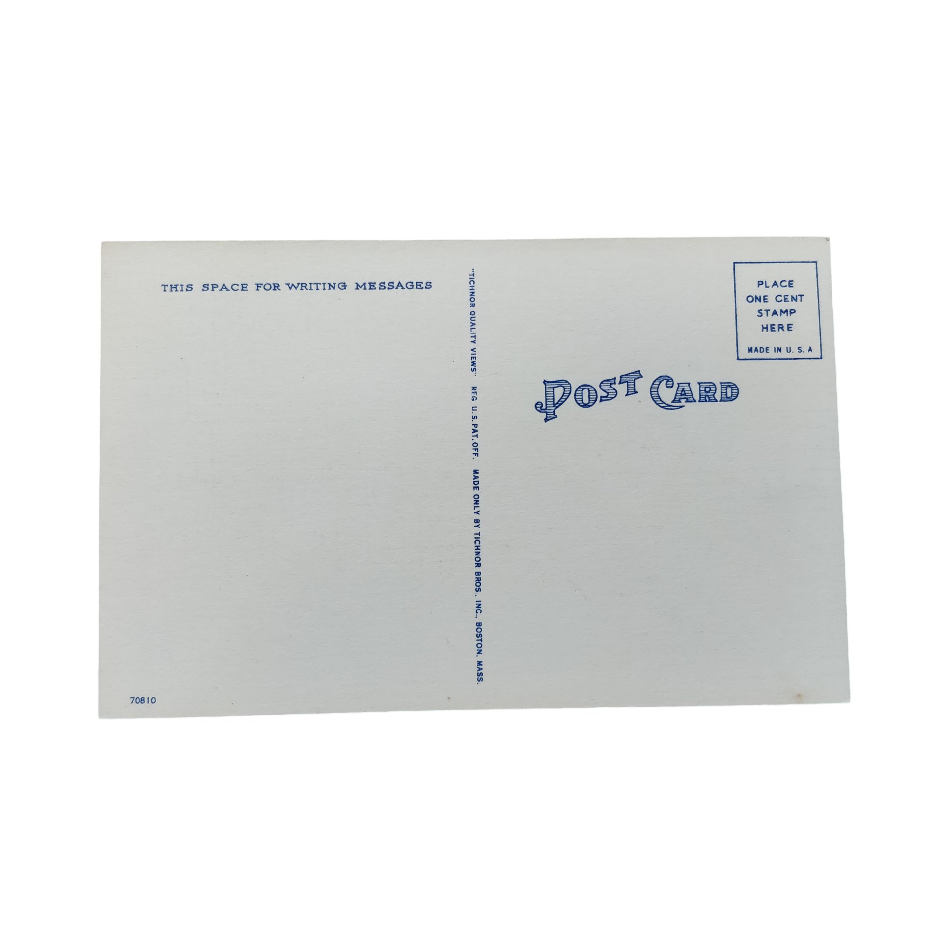 WWII US Postcard Artillery Circus — image 2