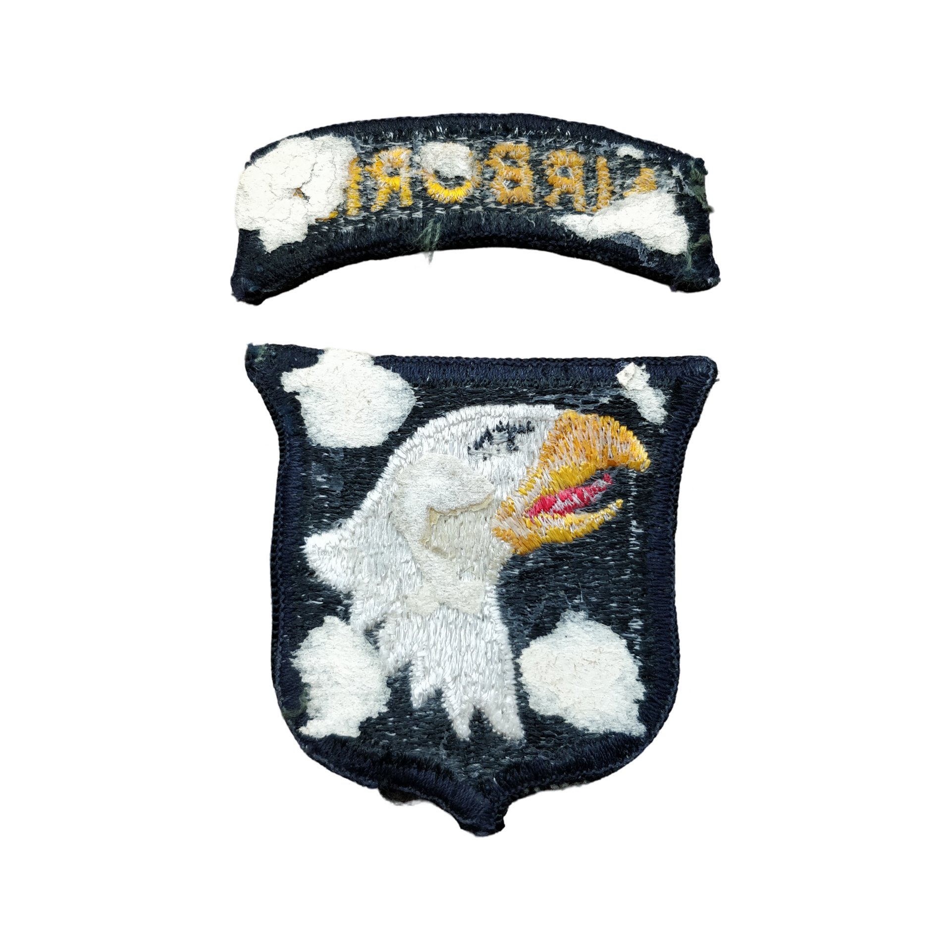 1960's 101st Airborne Division Patch With Tab — image 2