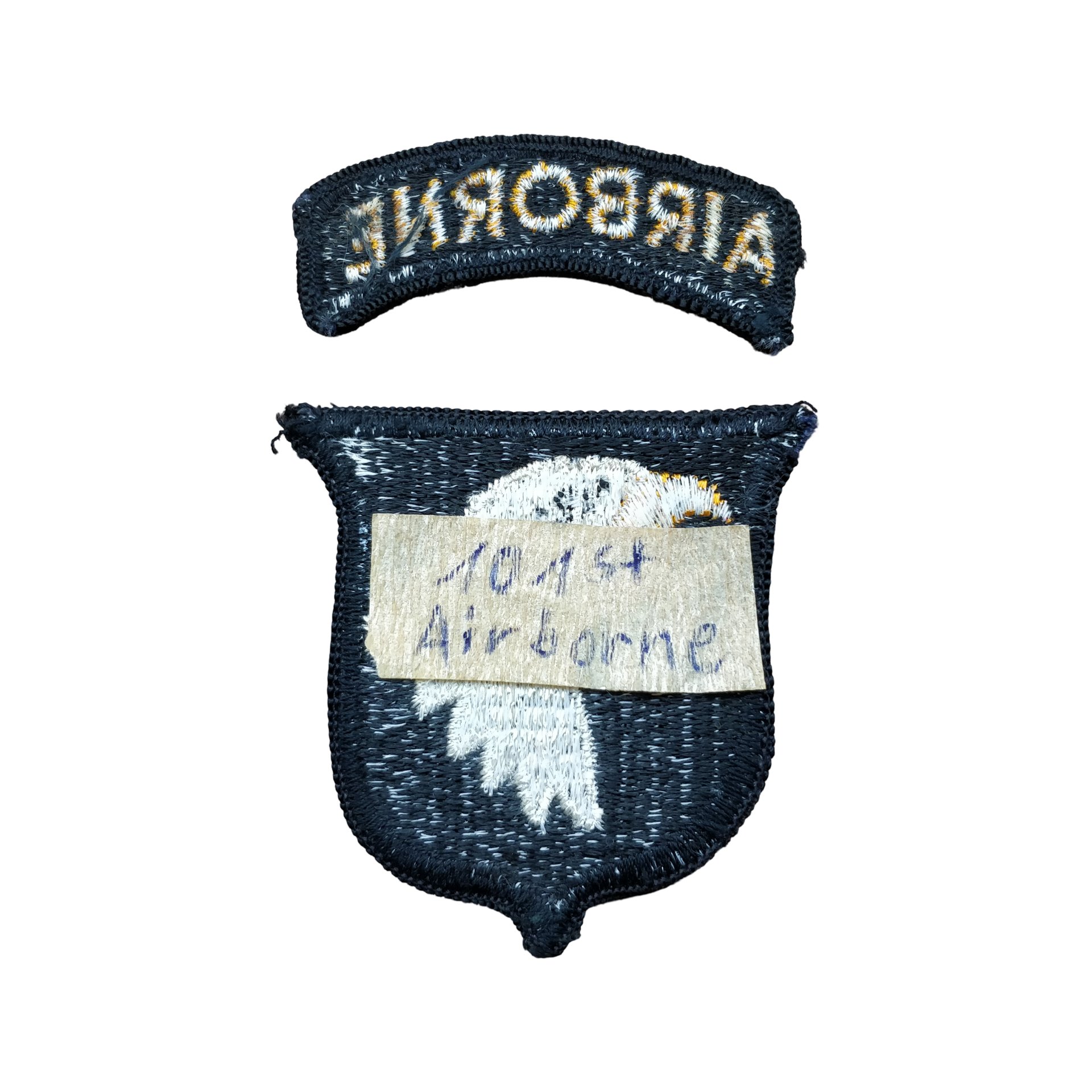 1960's 101st Airborne Division Patch With Tab — image 2