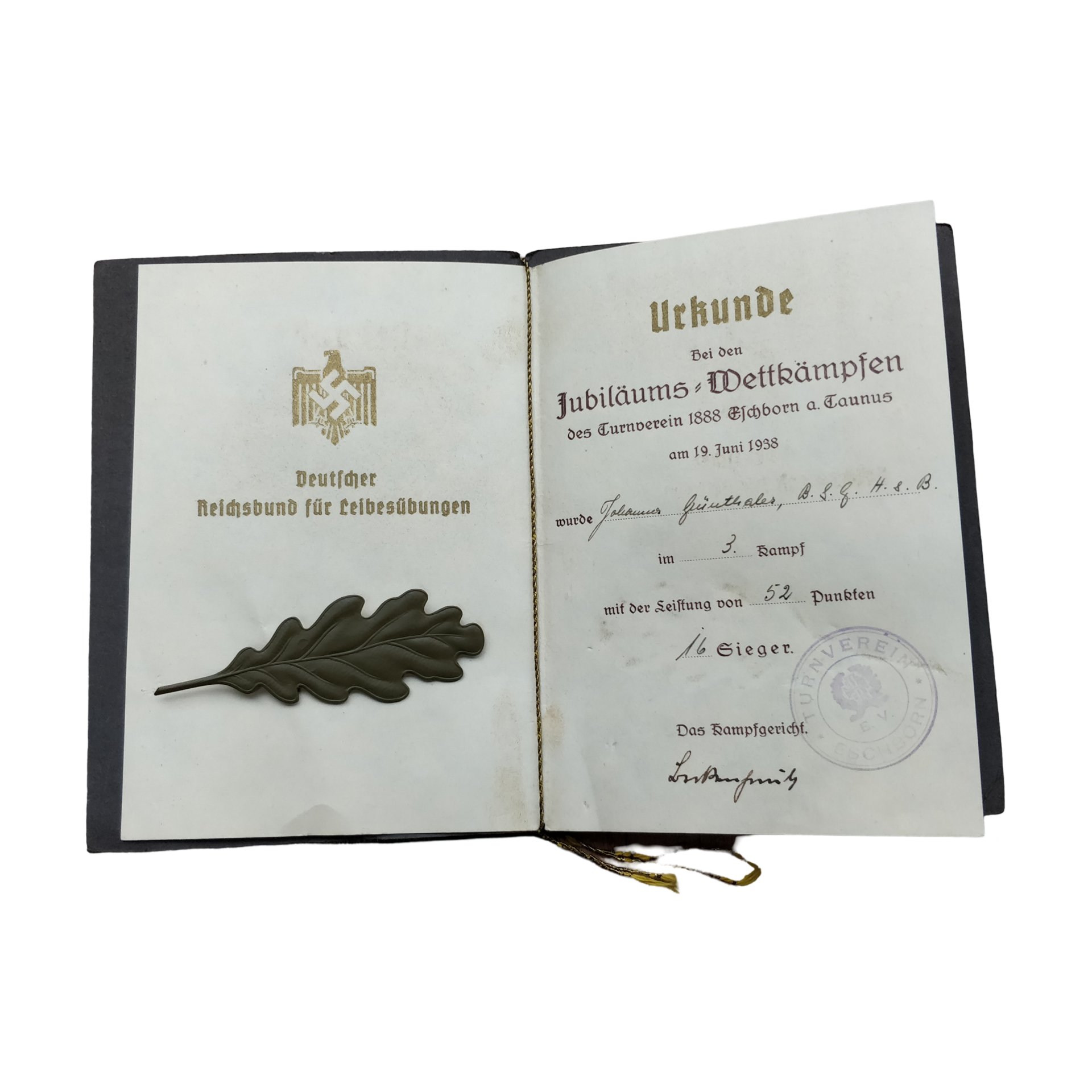 WWII German NSRL Sports Award Set — image 13