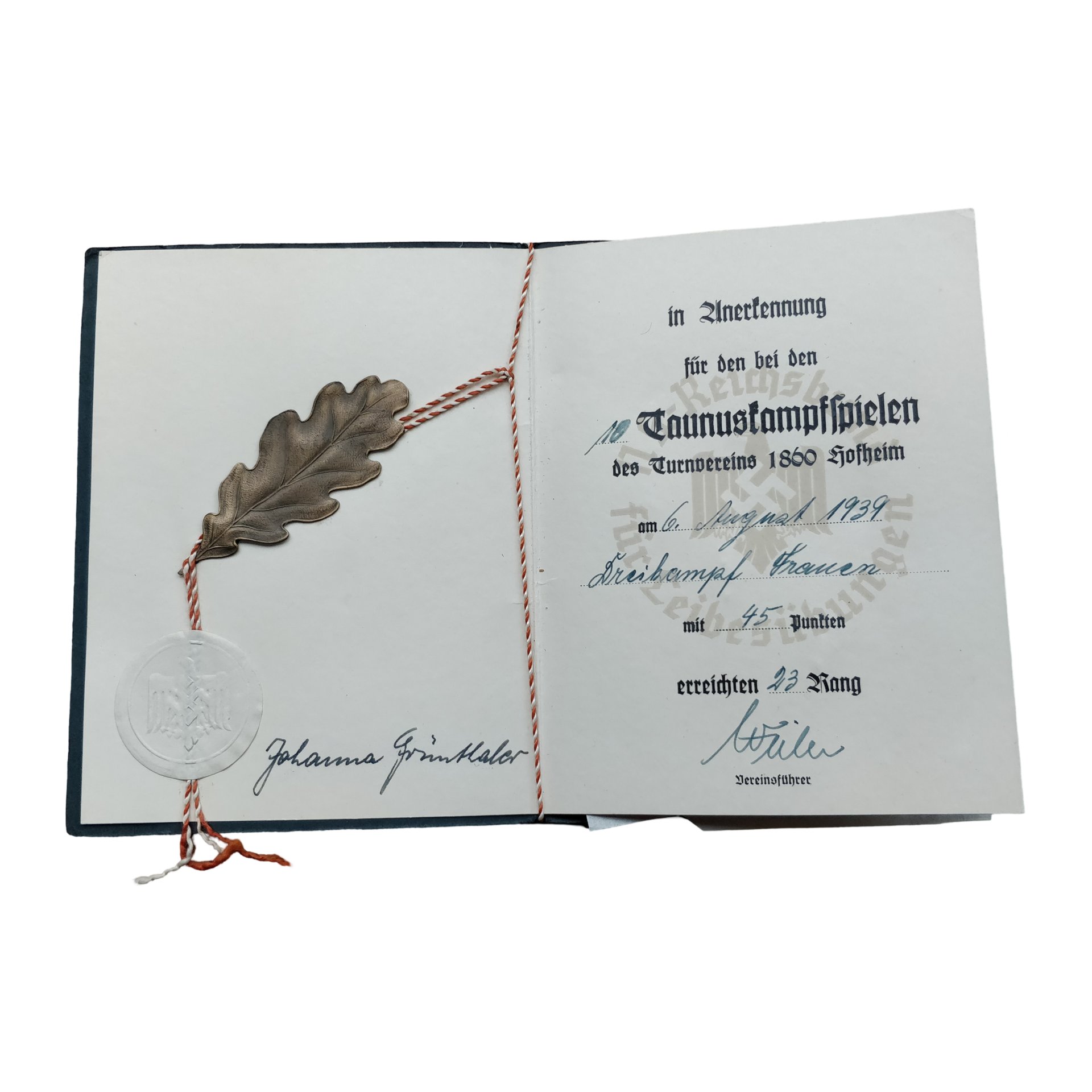 WWII German NSRL Sports Award Set — image 7