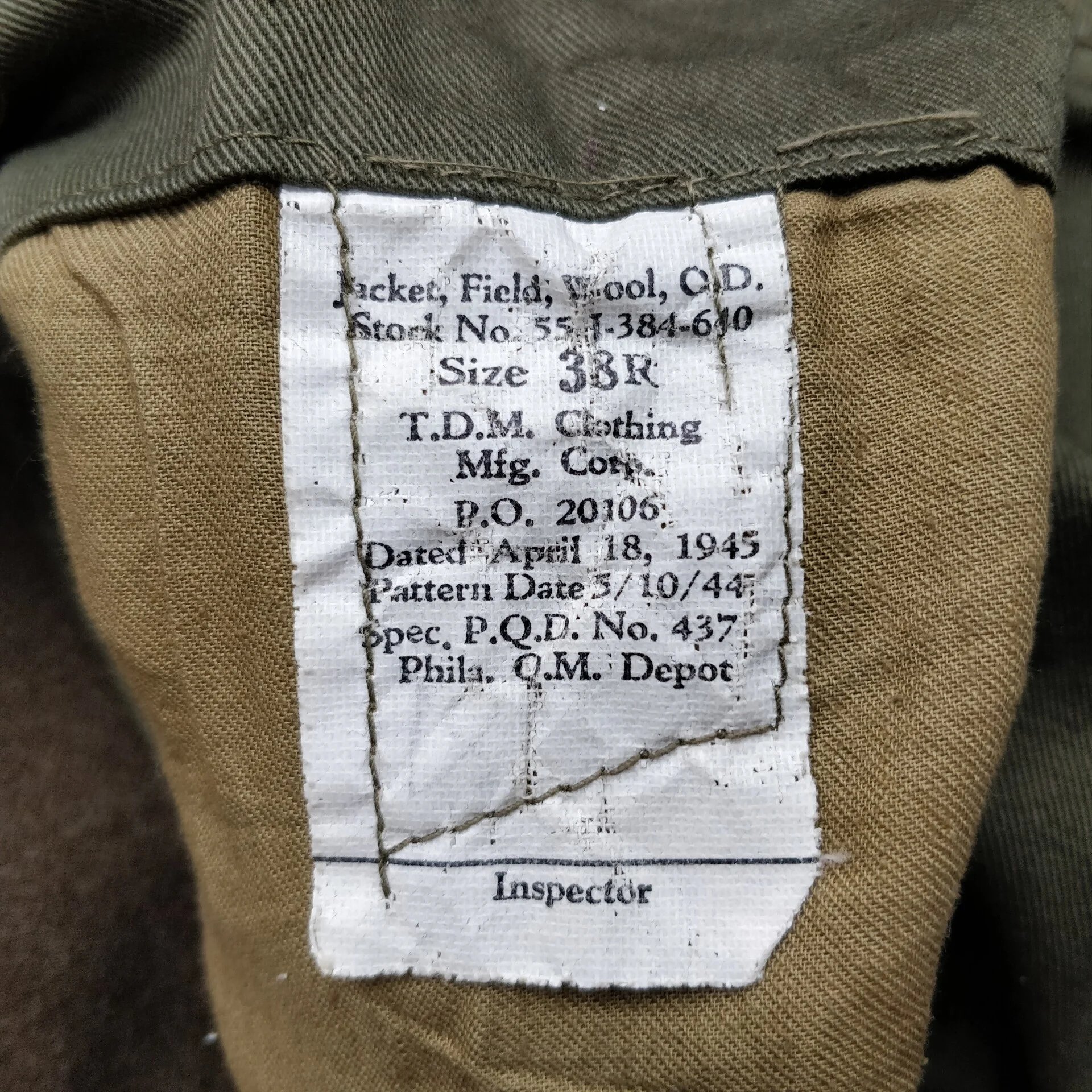 WWII US Ike Jacket 11th Airborne Division — image 12