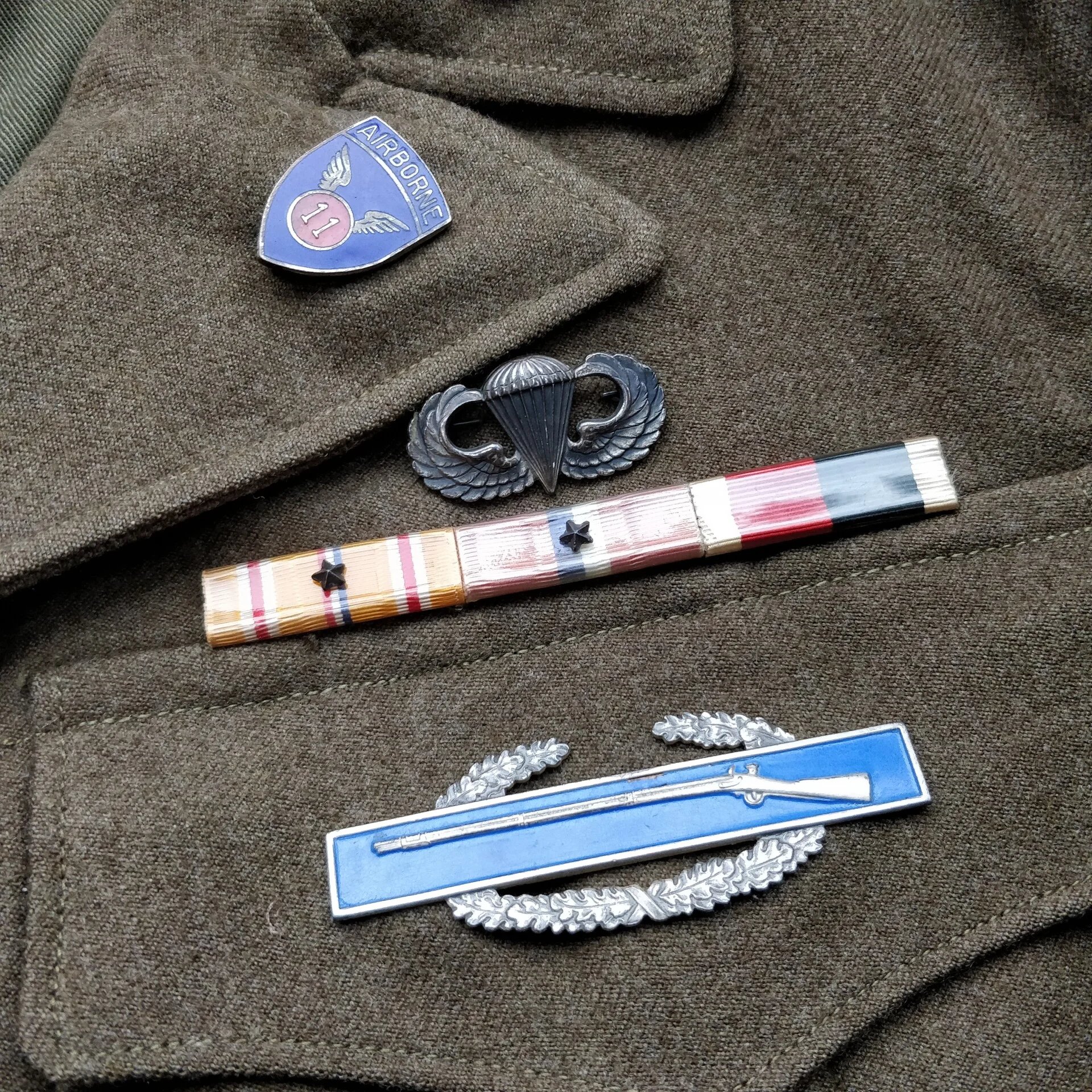 WWII US Ike Jacket 11th Airborne Division — image 3