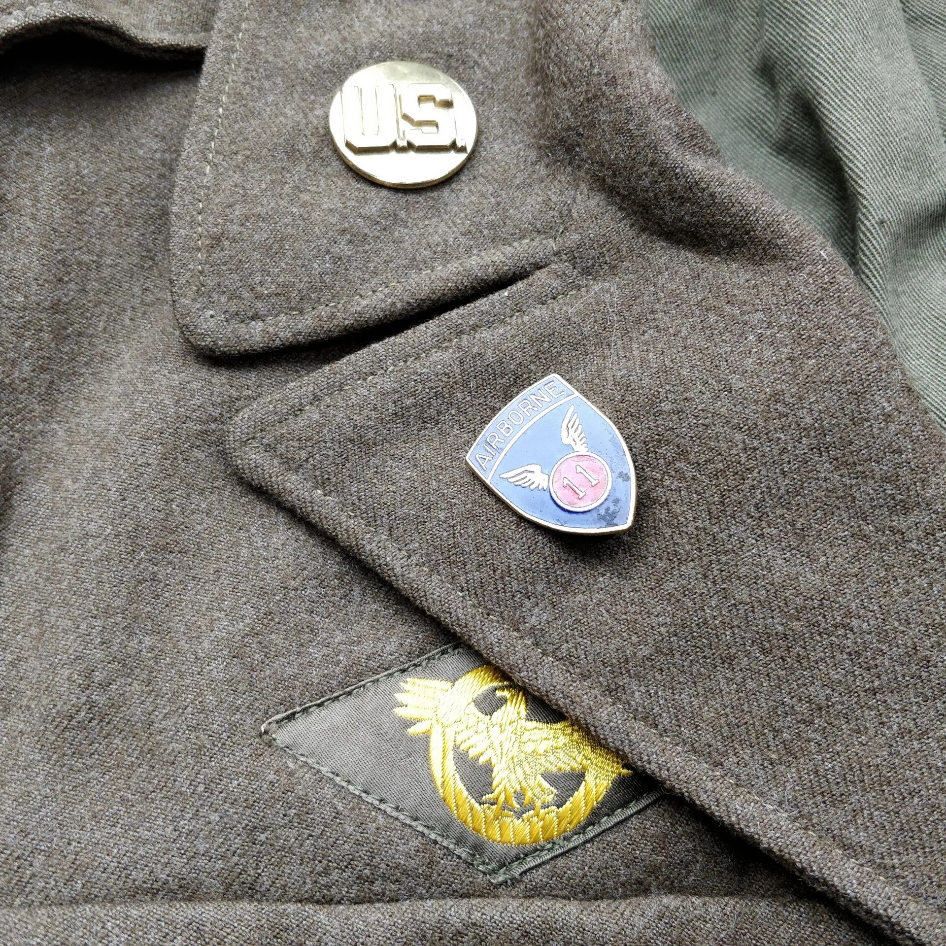 WWII US Ike Jacket 11th Airborne Division — image 4