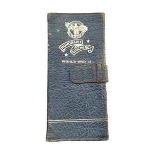 WWII US Service Record Discharge Folder