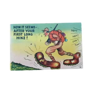 WWII US Postcard Hiking
