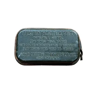 WWII US First Aid Kit Plastic Rare