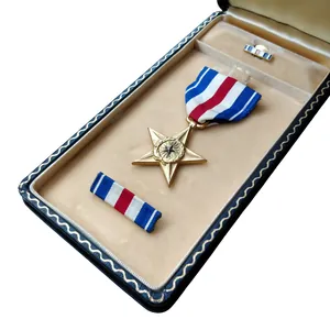 WWII US Silver Star Medal With Box Numbered