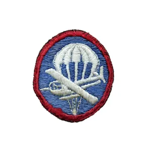WWII US Combined Glider Airborne Cap Patch British Made Blackback
