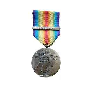 WWI US Victory Medal With France Bar