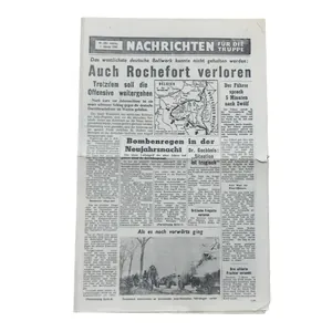 WWII Newspaper Pamphlet Nachrichten Nr. 260 Rochefort
