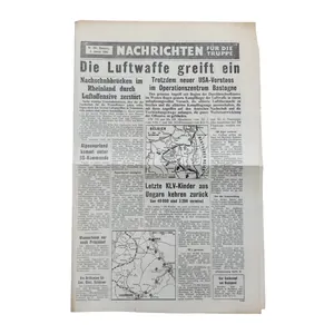 WWII Newspaper Pamphlet Nachrichten Nr. 261 Bastogne