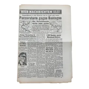 WWII Newspaper Pamphlet Nachrichten Nr. 266 Bastogne