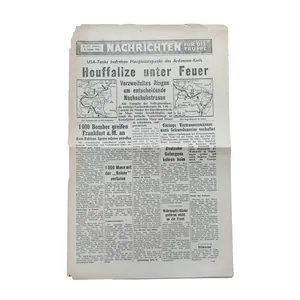 WWII Newspaper Pamphlet Nachrichten Nr. 268 Houffalize