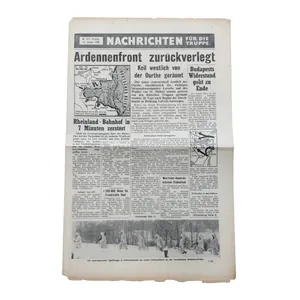 WWII Newspaper Pamphlet Nachrichten Nr. 271 Battle Of The Bulge