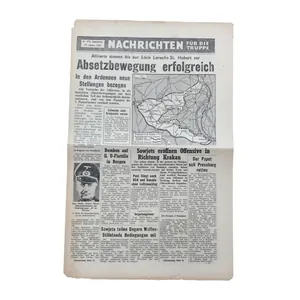 WWII Newspaper Pamphlet Nachrichten Nr. 272 Saint Hubert