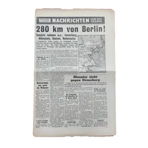 WWII Newspaper Pamphlet Nachrichten Nr. 282 Berlin