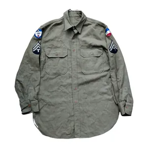WWII US Wool Shirt Alaskan Defense Command Named