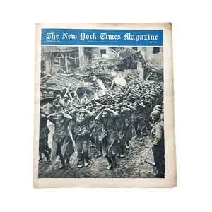 WWII US New York Times Magazine German Prisoners