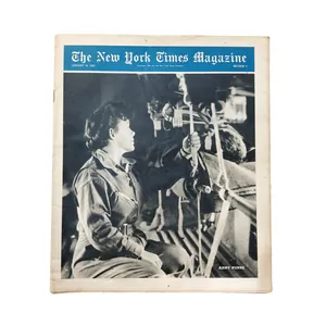 WWII US New York Times Magazine Army Nurse