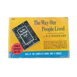 WWII US Pocket Reading Booklet The Way Our People Lived