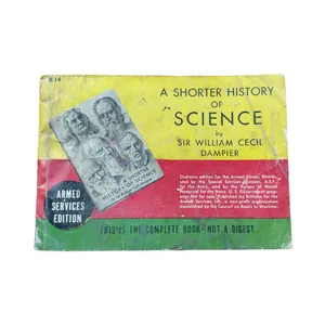 WWII US Pocket Reading Booklet A Shorter History Of Science