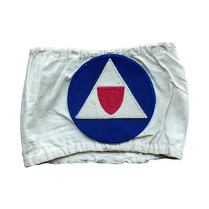 WWII US Civil Defense Armband Auxillary Police