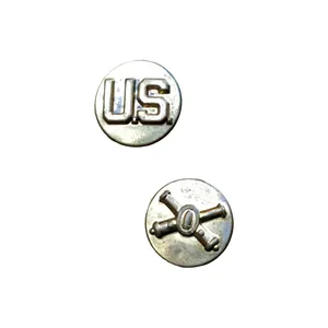 WWII US Collar Disc Set Coastal Artillery