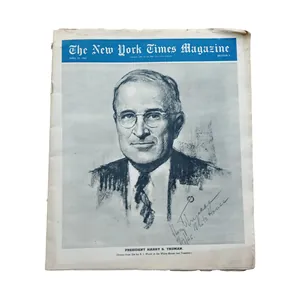 WWII US New York Times Magazine Truman