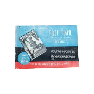 WWII US Pocket Reading Booklet Tree Toad
