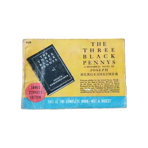 WWII US Pocket Reading Booklet The Three Black Pennys