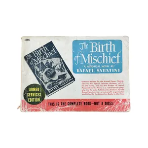 WWII US Pocket Reading Booklet The Birth Of Mischief