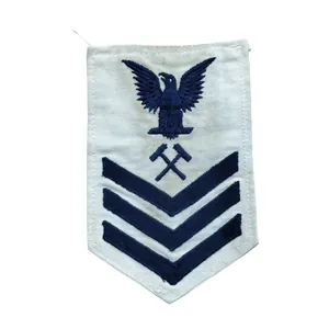 WWII US Navy Blacksmith Petty Officer 1st Class Rank Patch