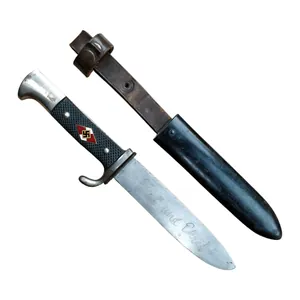 WWII German Rare Early Hitlerjugend Knife With Motto
