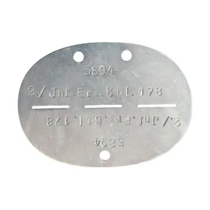 WWII German Erkennungsmarke EKM 2. / Jnf. Ers. Btl. 178 …