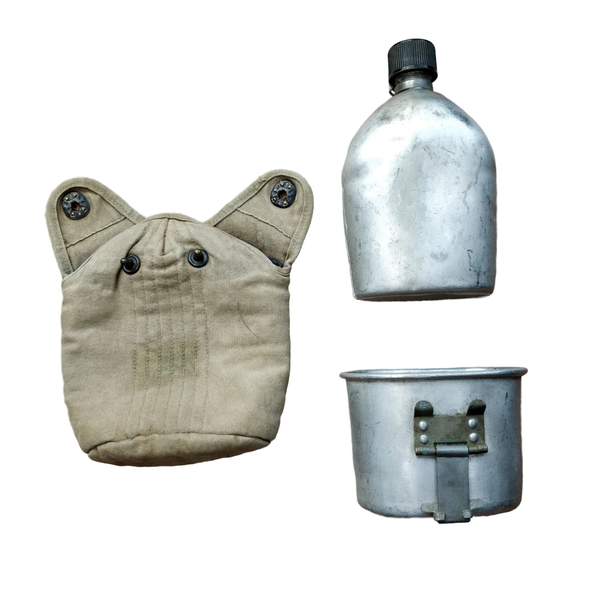 WWII US Canteen With Initials — image 3