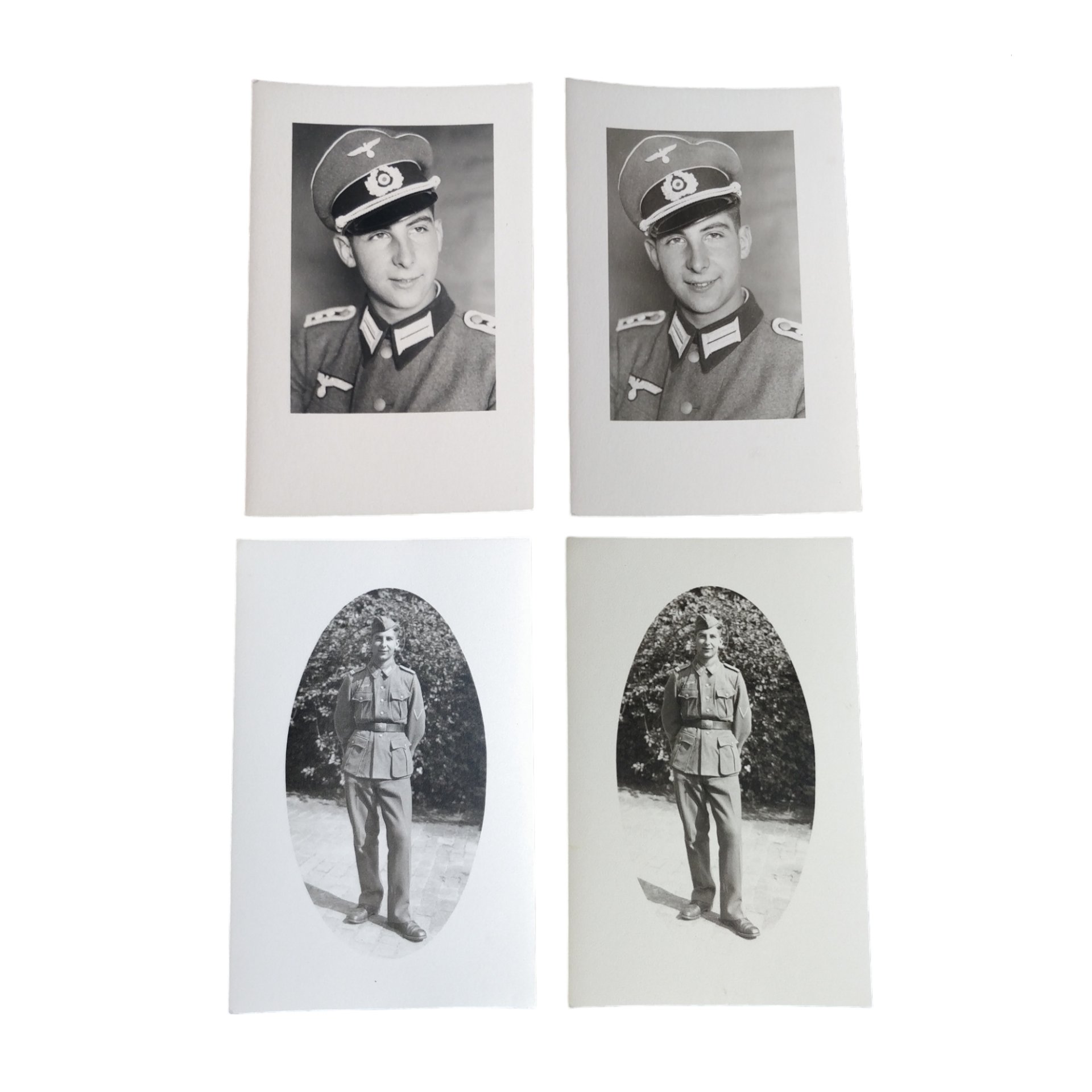 WWII German Portrait Photograph Grouping — image 2