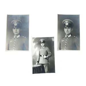 WWII German Portrait Photograph Set Funker