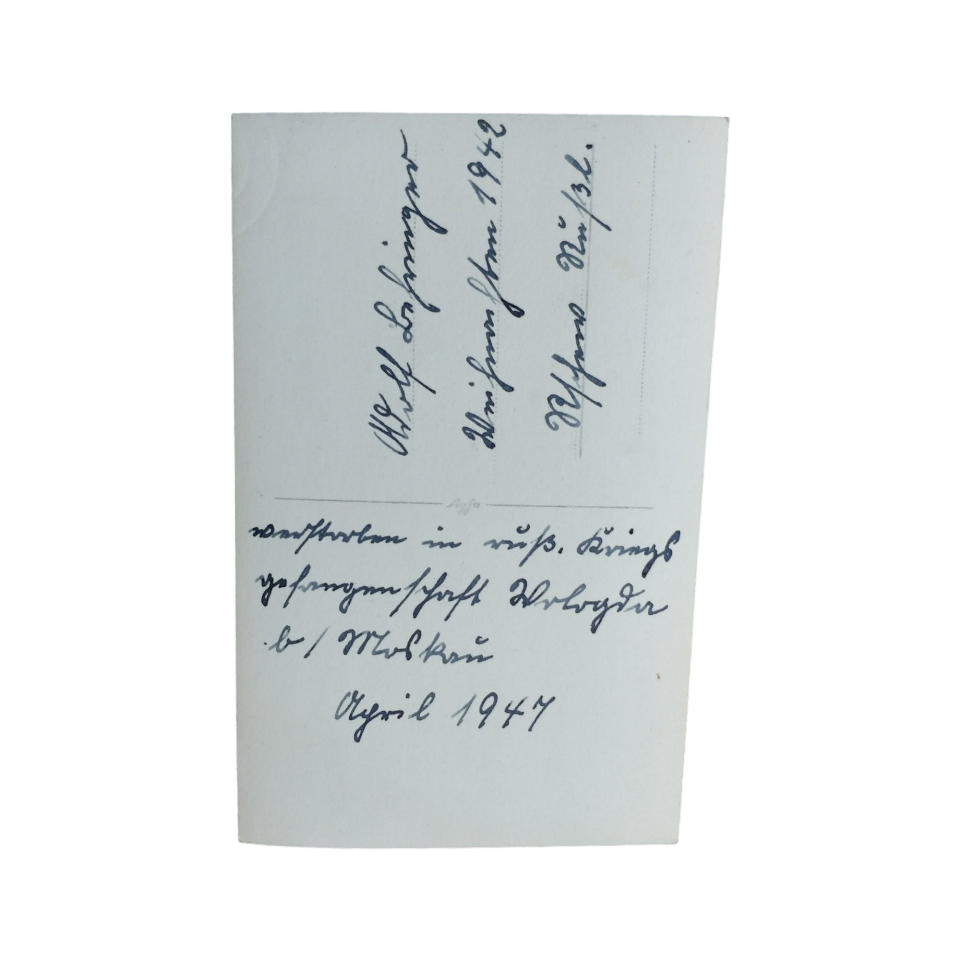 WWII German Portrait Photograph KVK Awarded — image 2